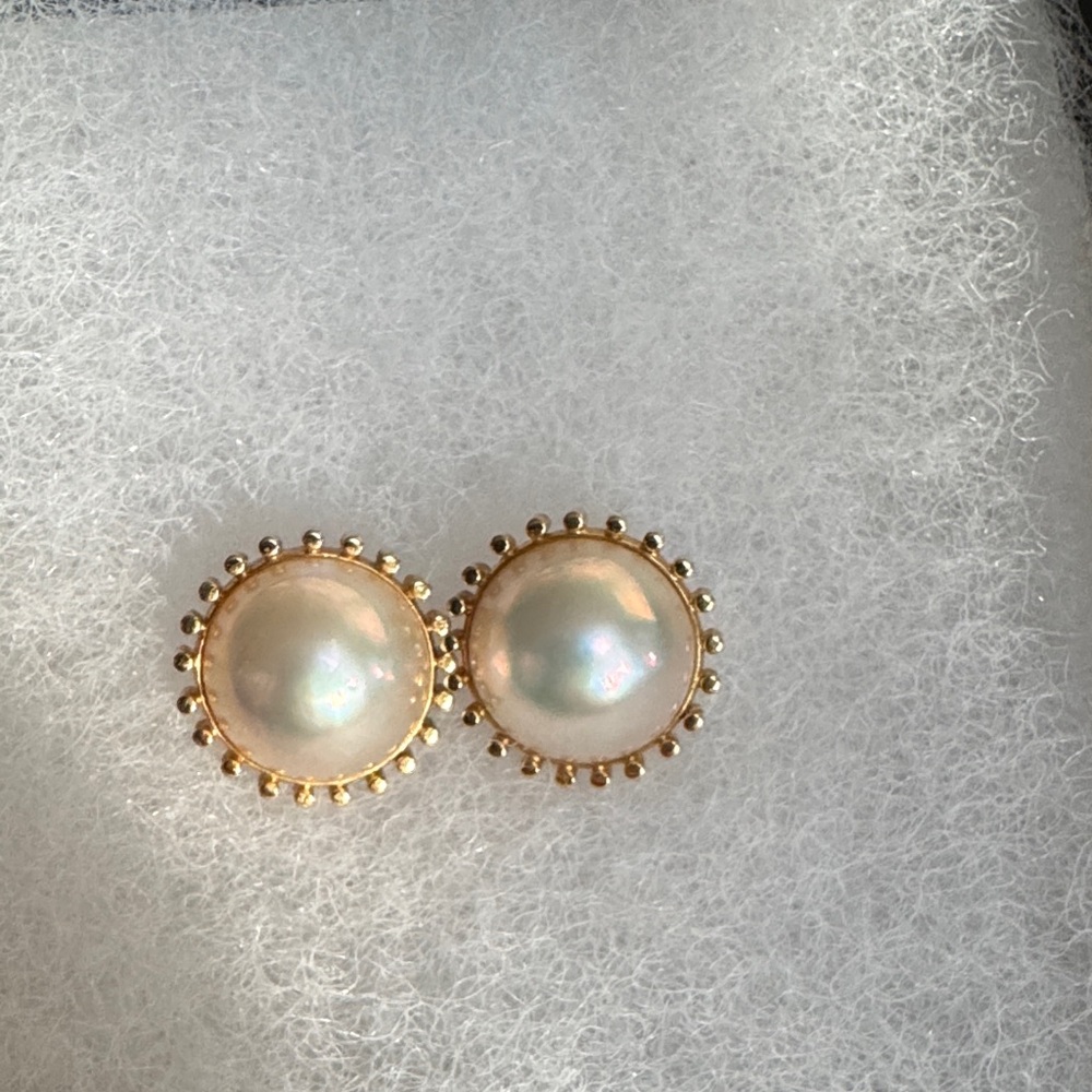 Vintage Costume Pearl Earrings